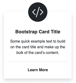 Bootstrap 5 Card With Icon - Coding Yaar